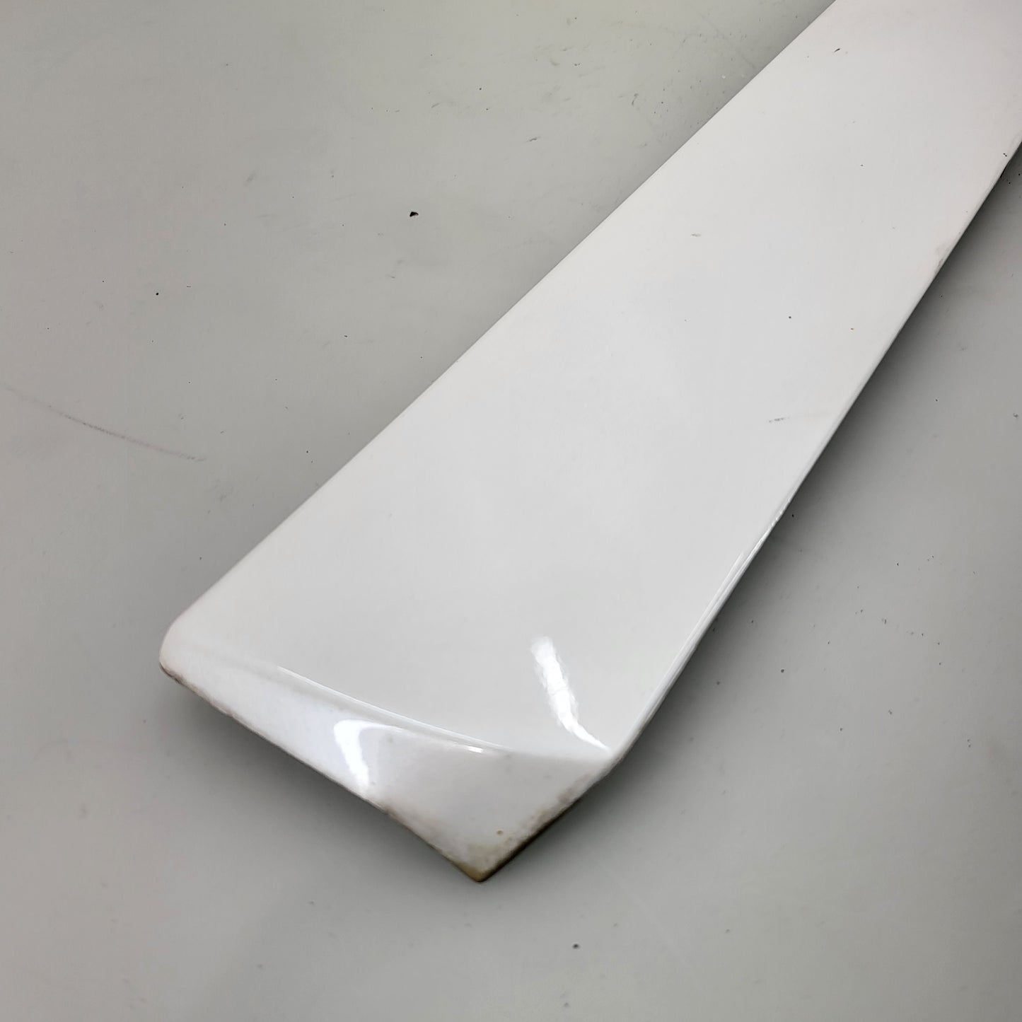 Mazdaspeed 6 MS6 rear right lower door molding trim white pearl